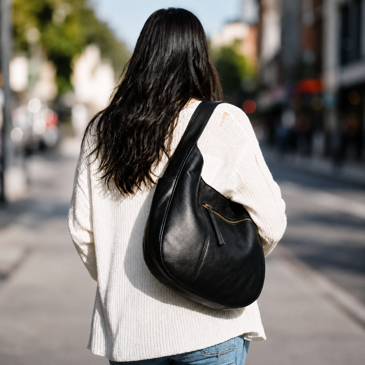 Hobo Tote Black – Fits Your Entire Day