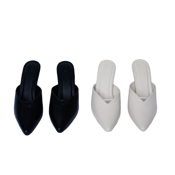 Lira Pointed Mules Cream