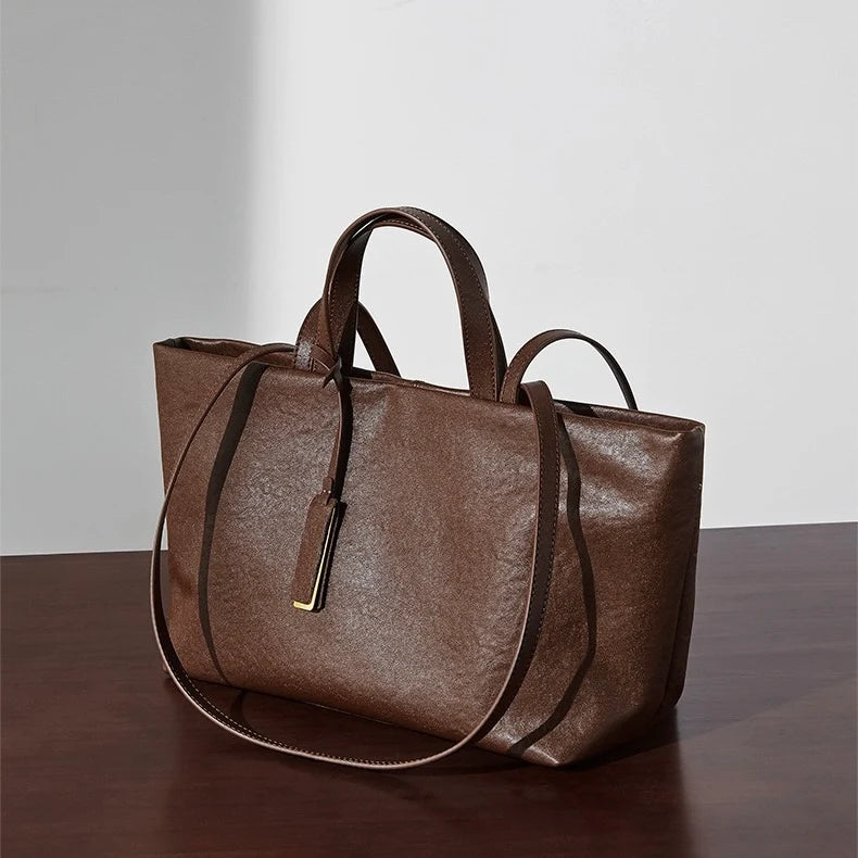 Roma Small Tote Brown