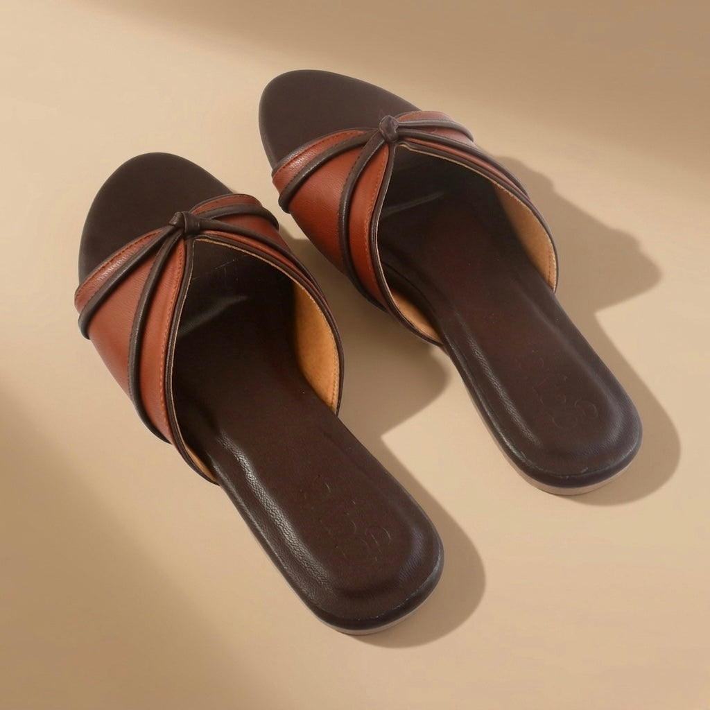 Terra Classic Slide Flats Brown