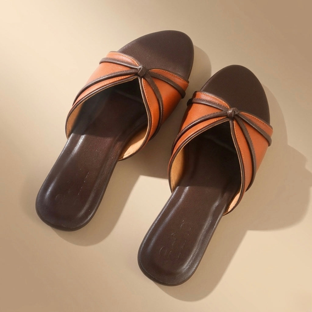 Terra Classic Slide Flats Brown
