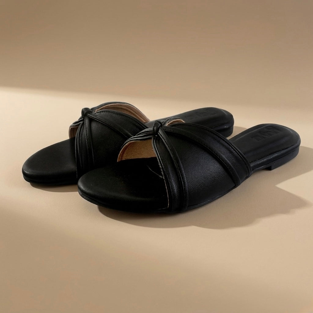 Terra Classic Slide Flats Black