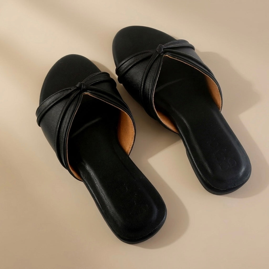 Terra Classic Slide Flats Black