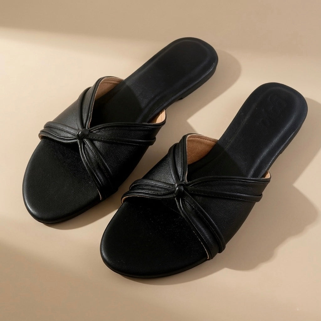 Terra Classic Slide Flats Black
