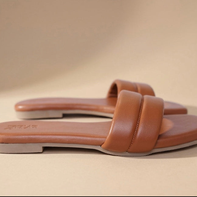 Pair of brown Flats