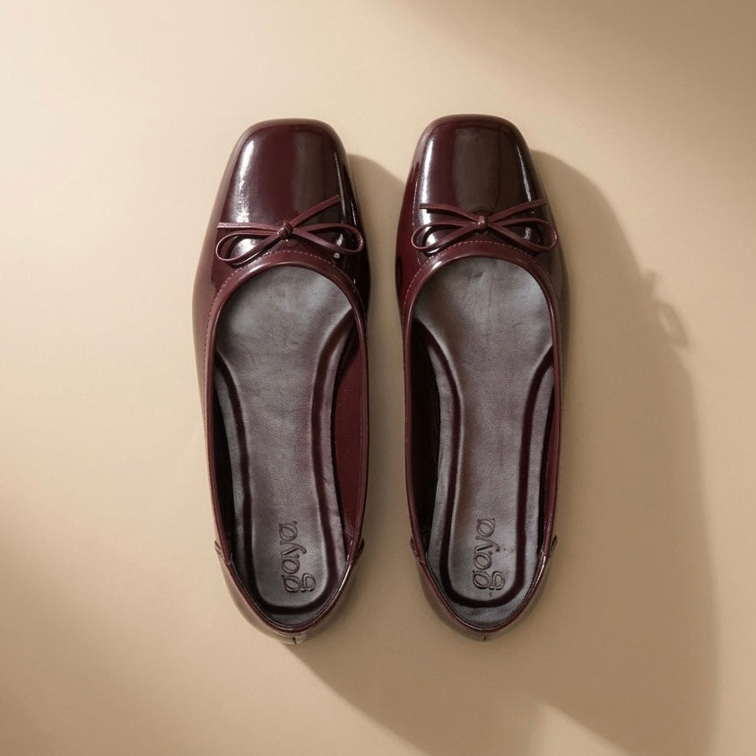 Miro Ballet Flats Maroon