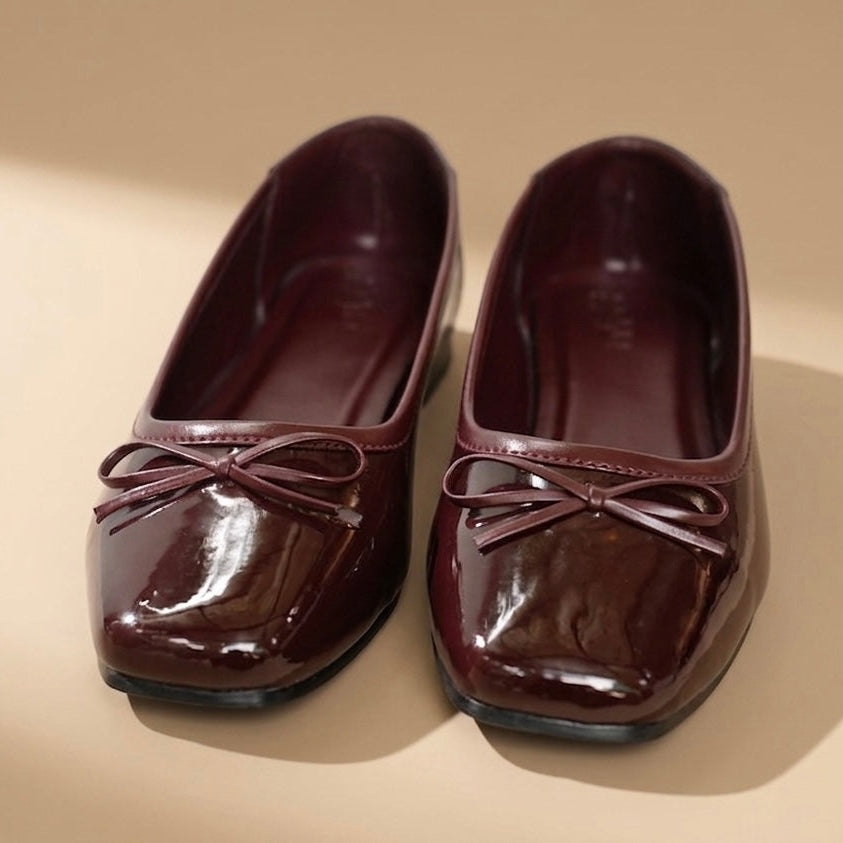 Miro Ballet Flats Maroon