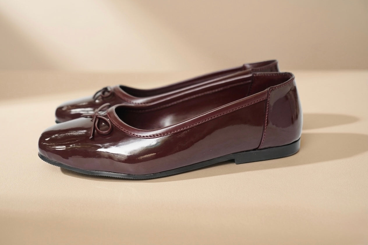 Miro Ballet Flats Maroon