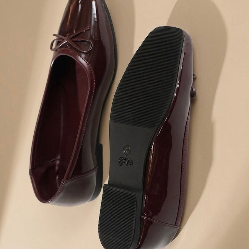 Miro Ballet Flats Maroon