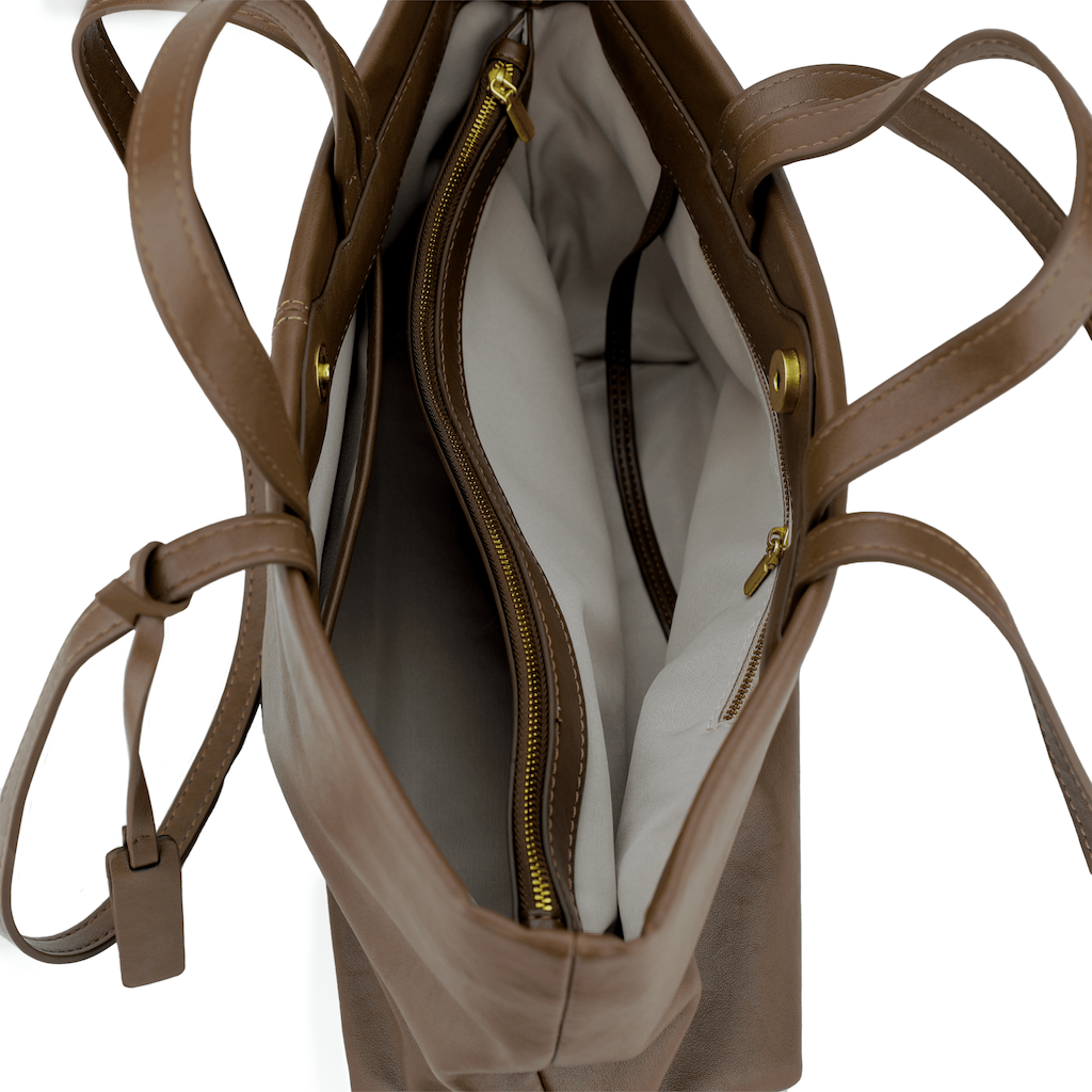 Roma Small Tote Brown