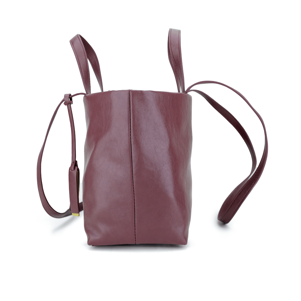 Roma Small Tote Maroon