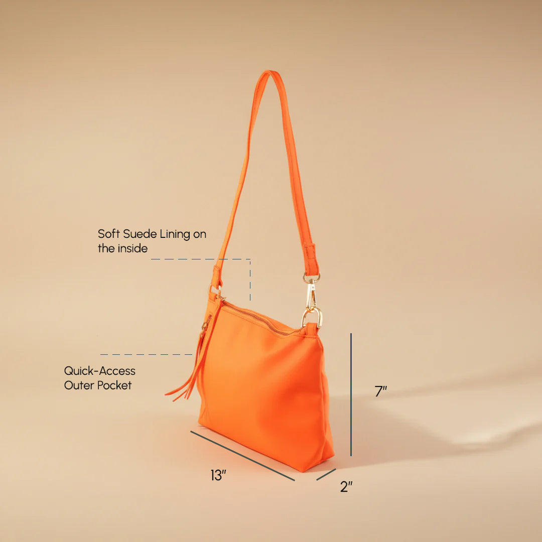 Noir Convertible Shoulder to Sling Bag